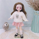 BJD Girl Dolls 30cm Kawaii Points Joint Movable