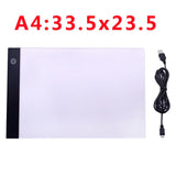 A2/A3/A4/A5 Ultra-Thin Portable LED Light Box Tracer USB