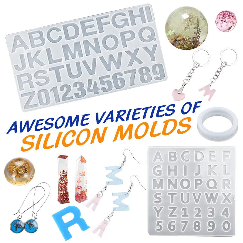 Epoxy Resin Kit for Beginners Silicone Resin Mold