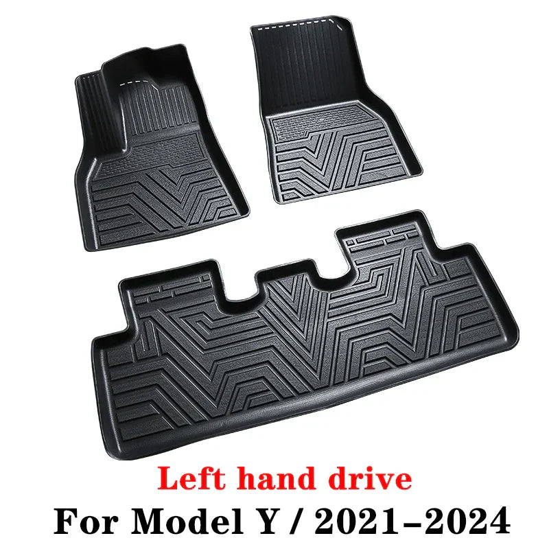 Tesla Model 3/Y Car Waterproof Non-slip Floor Mat