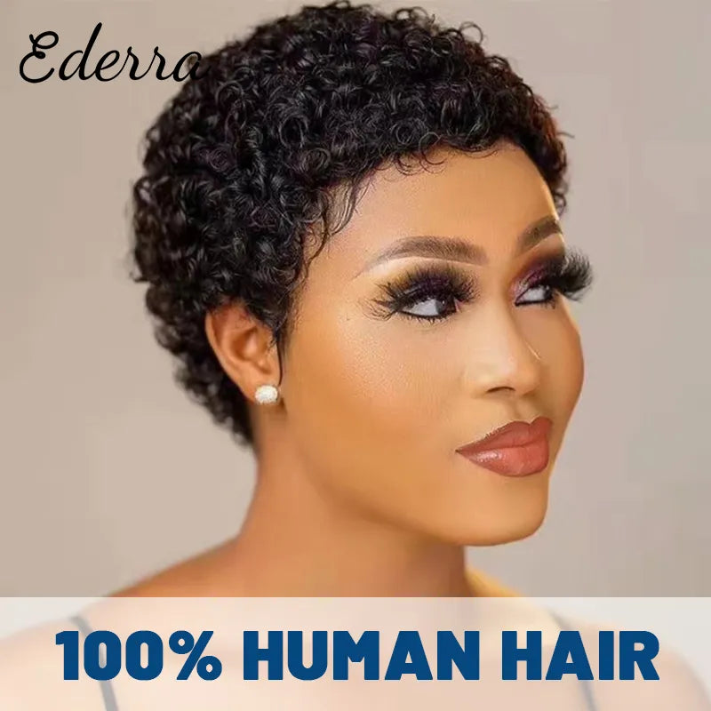 Kinky Curly Wigs Short Wigs for Black Women