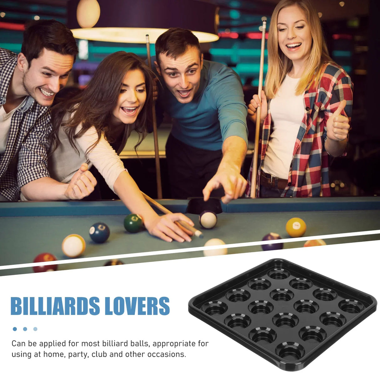 Billiards Tray Pool Table Accessories Plastic Ball Holder