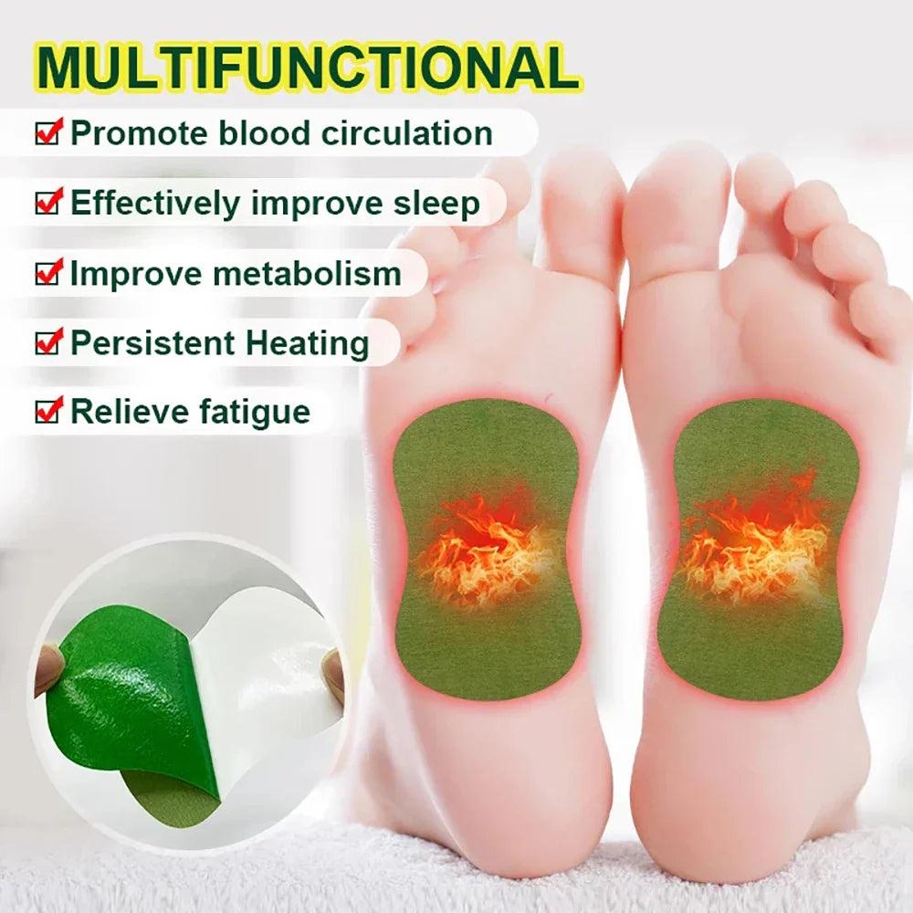 60/12PCS Detox Foot Patches Pads Natural Herbal Wormwood