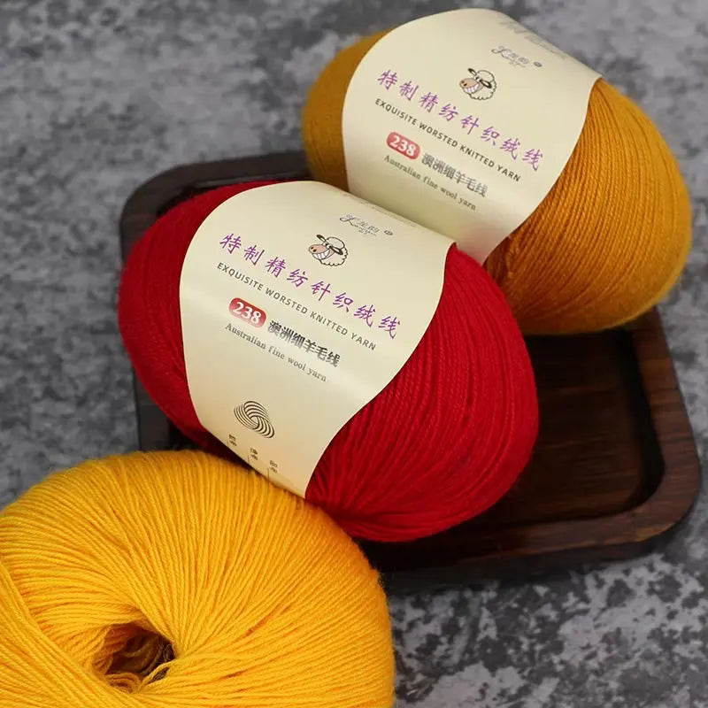 50g 100% Merino Wool Yarn Thin Yarn Soft