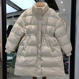 2022 Winter Women 90% White Duck Down Jacket