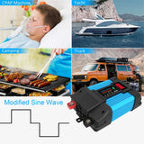 Car Power Inverter Battery Capacity Display Car Inverter