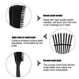 Hair Comb Massage Anti‑Static Octopus‑Shaped Nucleus Teeth Styling Tools Appliances Hair Salon Combs Hairdressing For Curly Hair