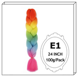 24Inch Synthetic Long Jumbo Ombre Braiding Hair For