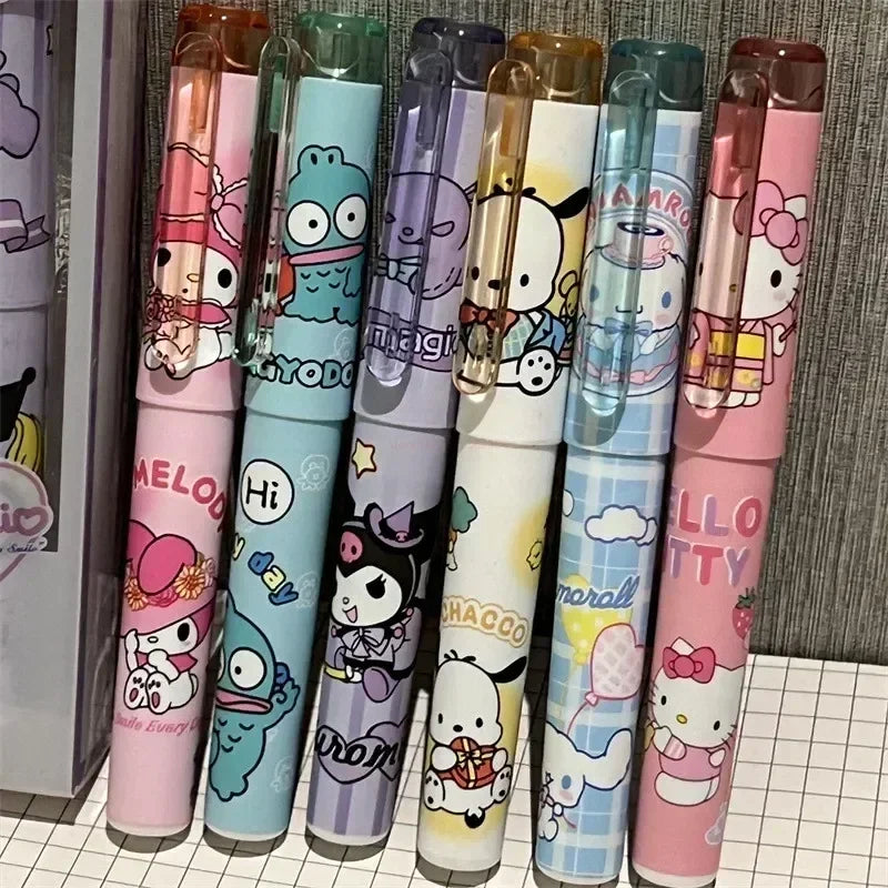 Sanrio 6/12pcs Highlighter New Lolita Series Hello Kitty