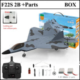 New F22S 2.4G 4CH 3D6G RC Airplane Raptor
