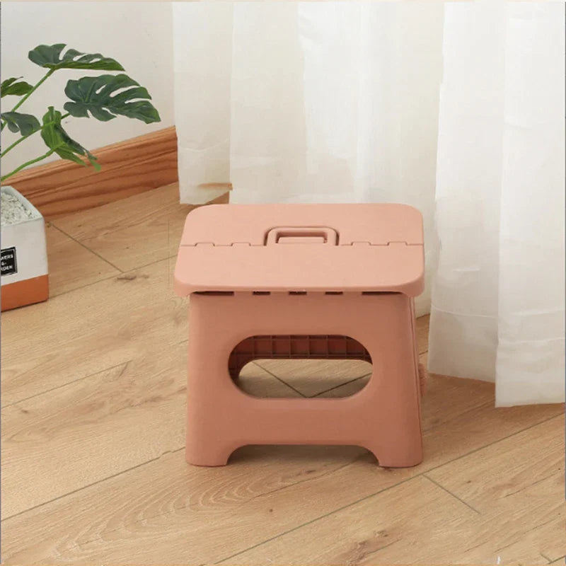 Portable Plastic Folding Stool for Kids Outdoor Hiking
