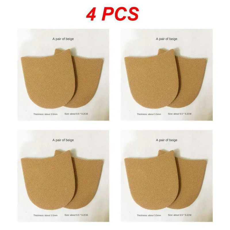 124PCS Rubber Glue on Heels Grip Pads Shoe
