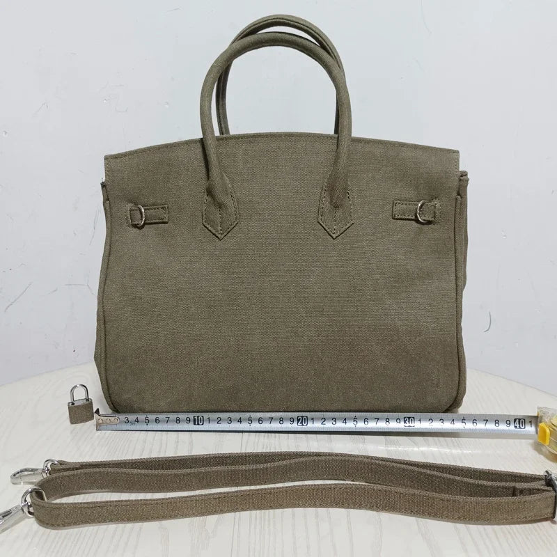 Women Bags Canvas Ins Famous Fashion Purse Handbags