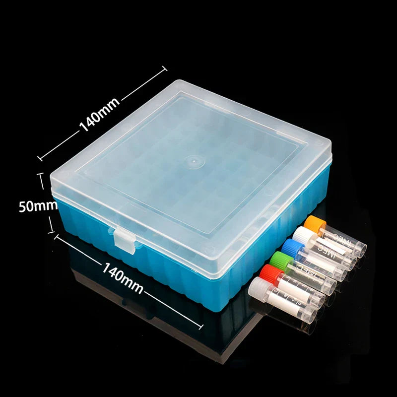 100 Holes Laboratory Plastic Tube Box Rack Use