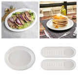 Disposable Plates Disposable Oval Paper Dinner Plates Dining