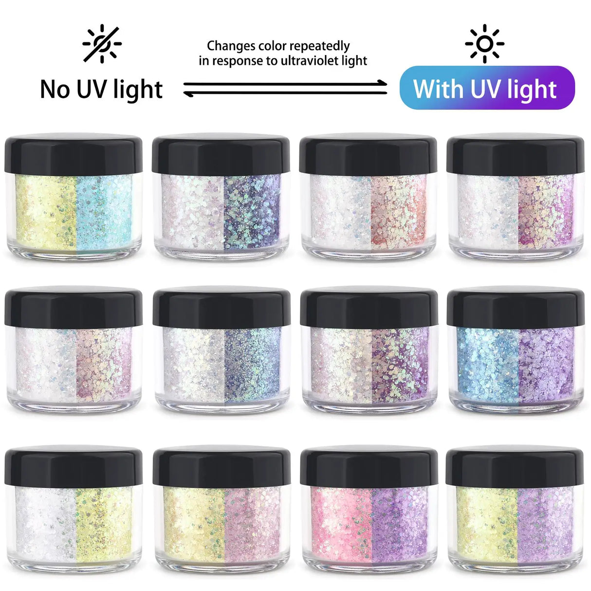 10gBottle UV Light Sensitive Changing Color Nail Art
