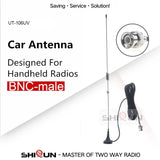 UT-106UV Radio Car Antenna BNC Magnetic Aerial Dual