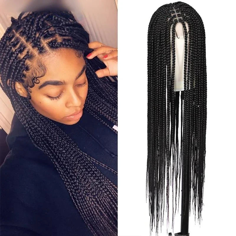 Viyskur 36 Inches Full Lace Front Knotless Box