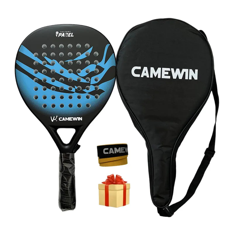 Camewin Padel Racket Tennis Carbon Fiber Soft EVA