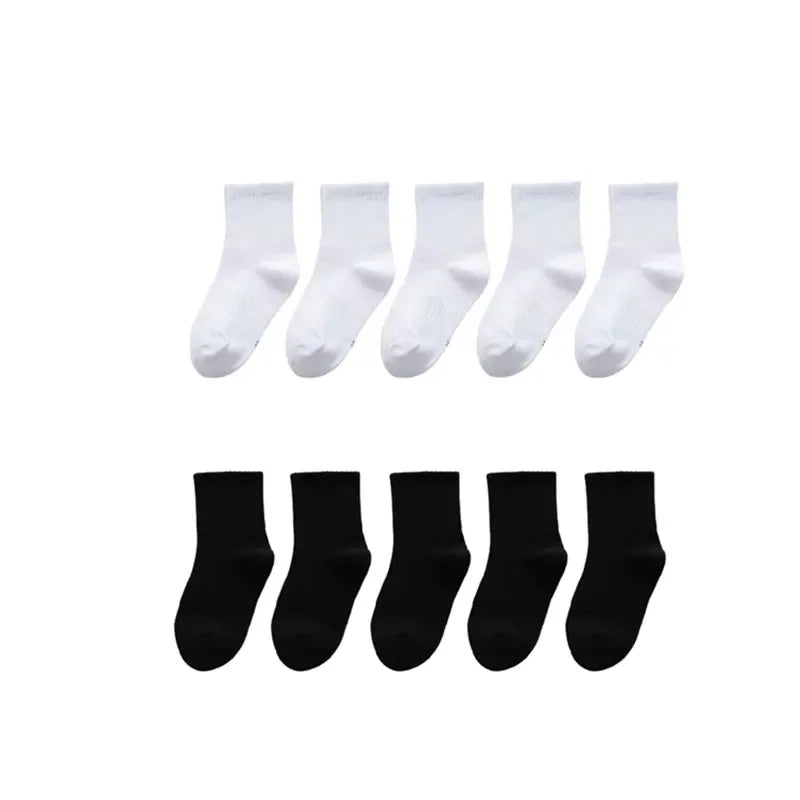20 Pieces=10 Pairs Children Socks Spring&Autumn Cotton High