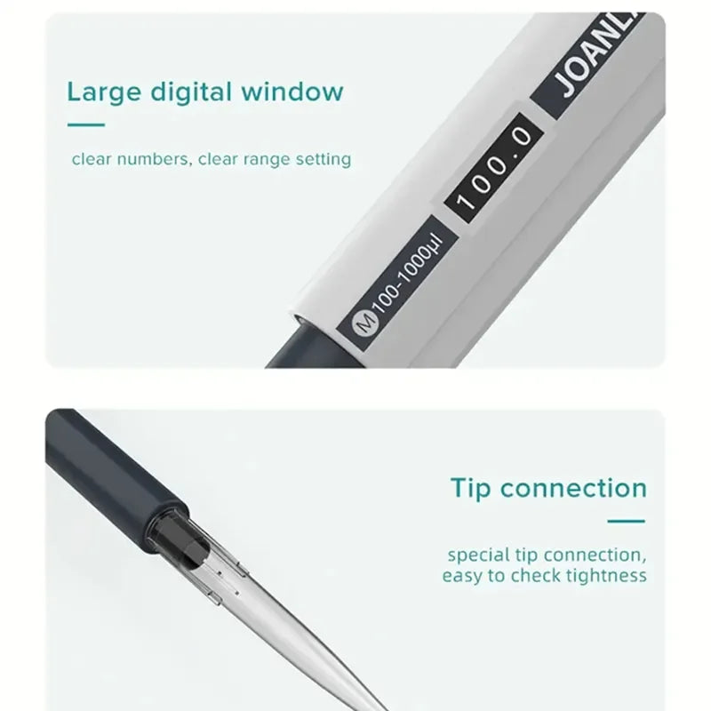 Micropipette Pipettor High Accurate Single Channel Manual Adjustable