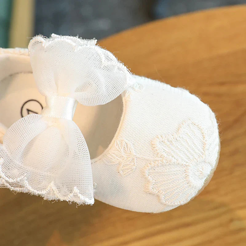 Cute White Lace Baby Girl Princess shoes Baby