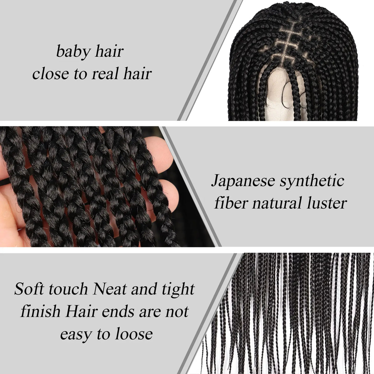 Viyskur 36 Inches Full Lace Front Knotless Box
