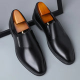 New Fashion Dress Men's Shoes Pointed Toe Leather