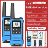 2PCS Baofeng F22 Walkie Talkie Portable Mini Communication
