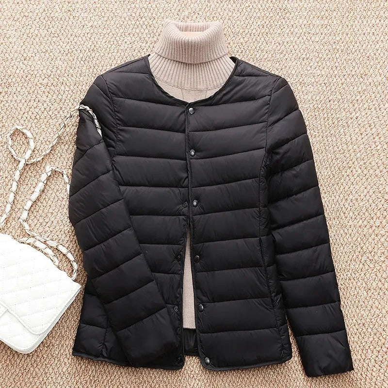 2023 New Women Cotton Jacket Autumn Winter Ultra