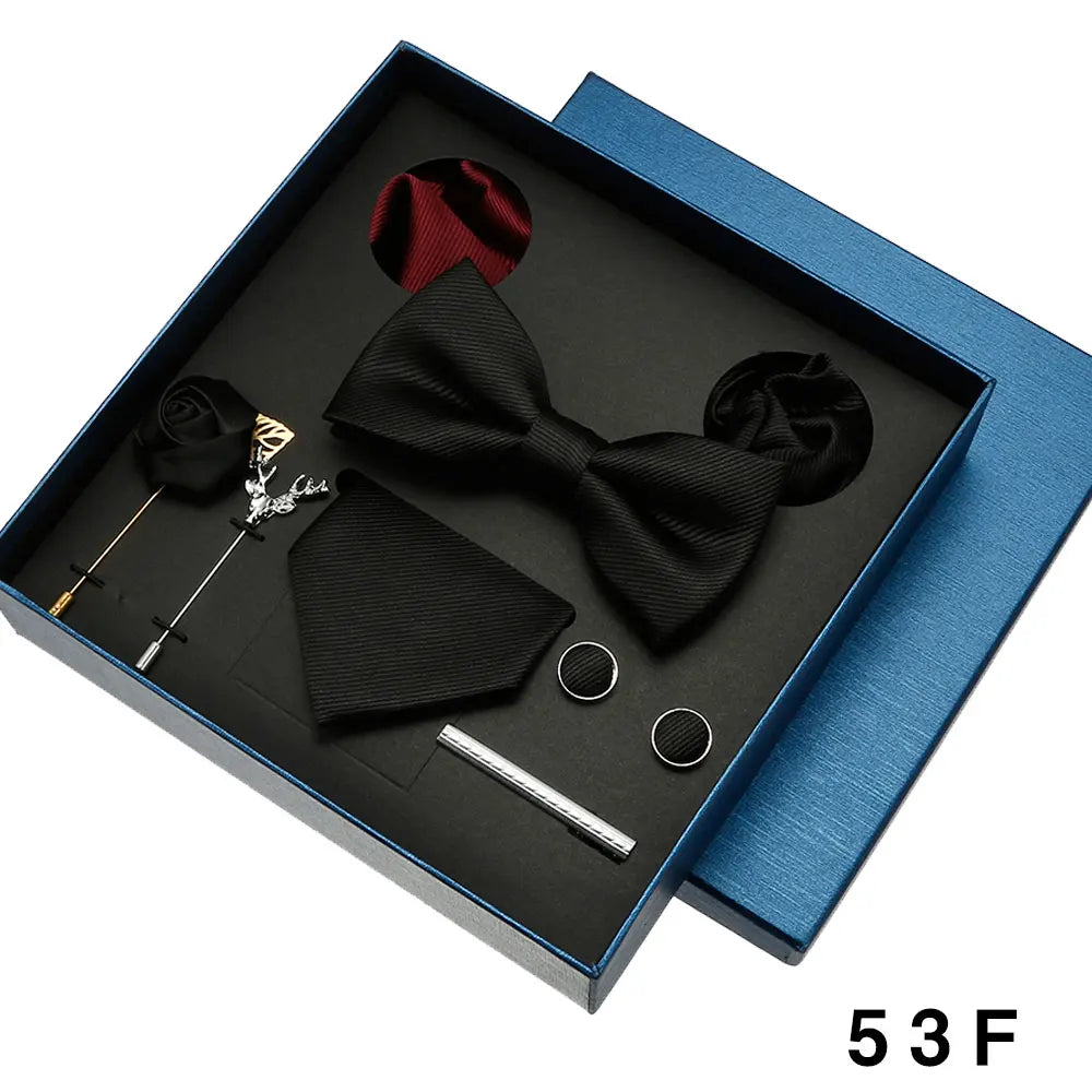 8pcs Luxury Mens Ties Set In Gift Box