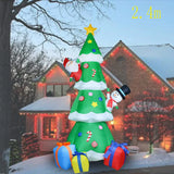 Christmas Inflatable Decoration Toy Built-in LED Lights Inflatable