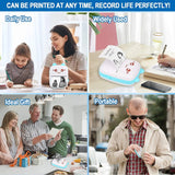 Pocket Mini Printer, Portable Bluetooth Thermal Printer for