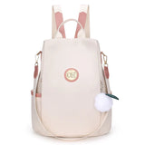 Waterproof Nylon Cloth Women Backpack Fashion Antitheft Shoulder