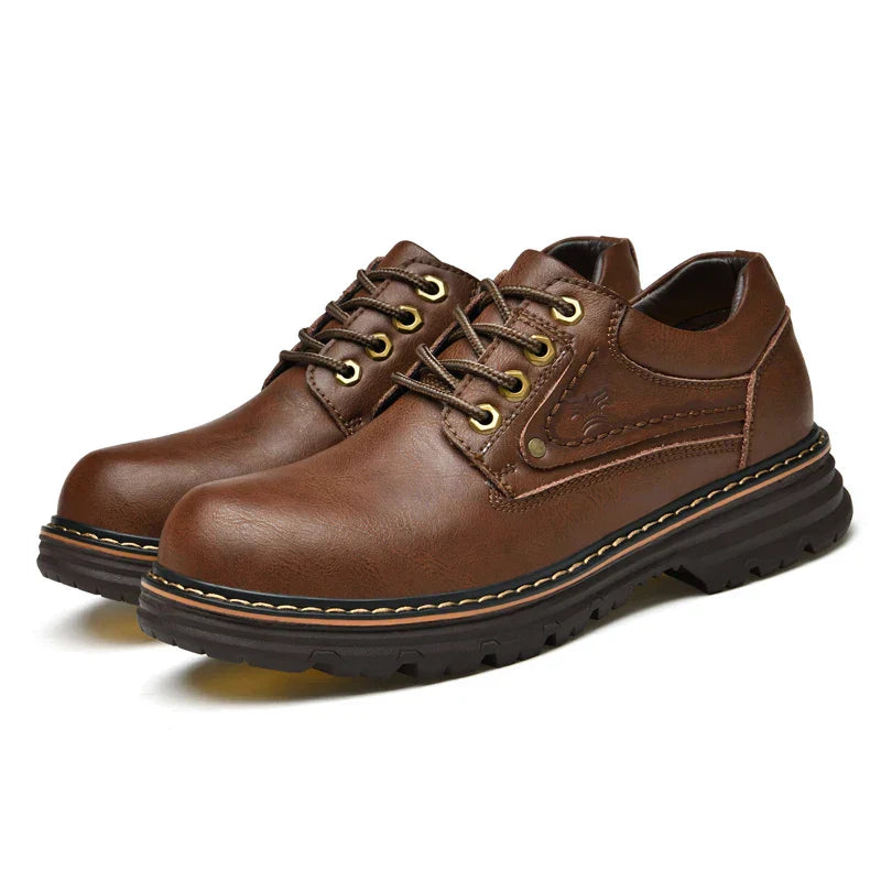 Luxury Cow Leather Men's shoes High Quality Outdoor Work Business Shoes Italian Designer Casual Oxford Formal Shoes Men Footwear