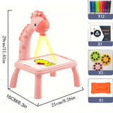 Mini Table Paintings For Children Smart Giraffe Style