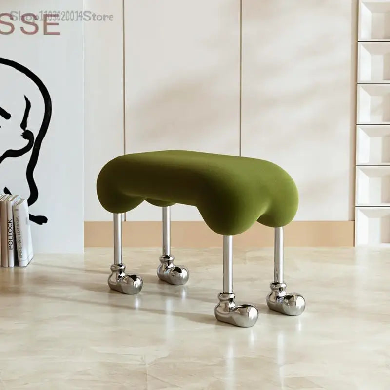 Cream Style Dog Stool Dining Chair Clothing Store