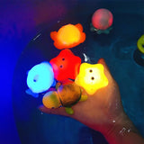 Children's bath toys Induction water play light-up animal