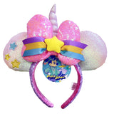 Disney Mickey Mouse Ear Headband Green Mermaid Hair