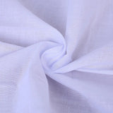 1pcs Mens White Handkerchiefs 100% Cotton Square Super