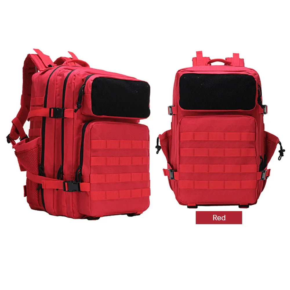 45L Military Tactical Backpack, Large Capacity Outdoor Rucksack