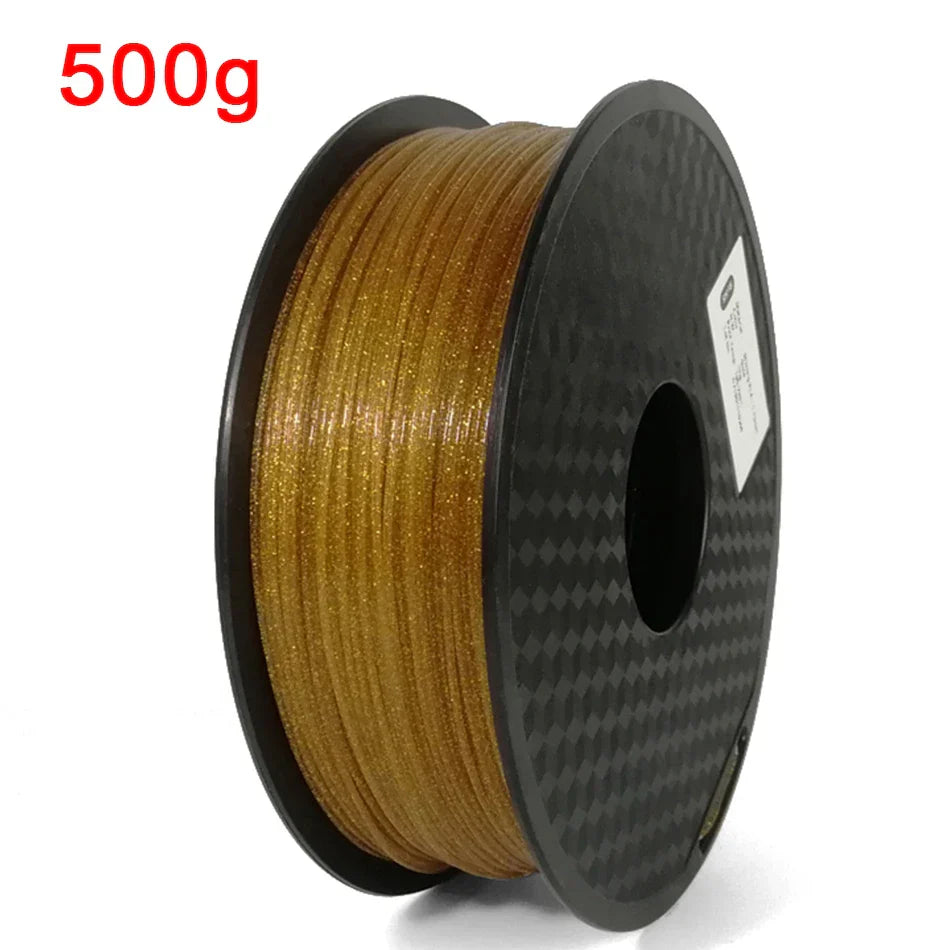 3D Printer Filament PLA 1.75mm Glittering Shining Rainbow