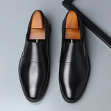 New Fashion Dress Men's Shoes Pointed Toe Leather