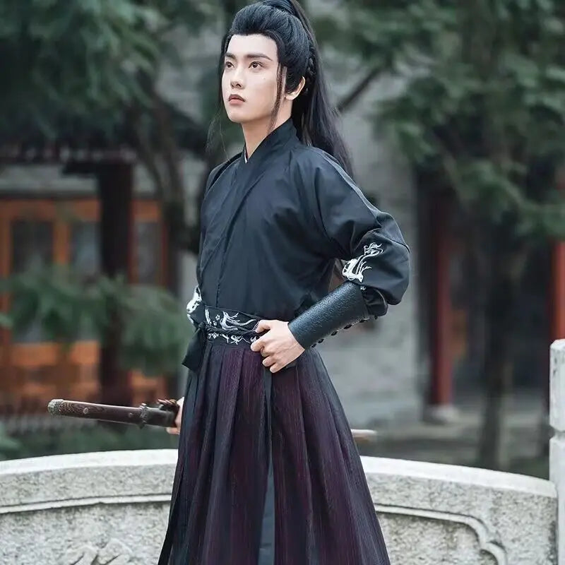 Large Size 4XL Hanfu Men Chinese Traditional Cosplay
