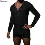 New 2024 Men's Sexy Pajamas Sets Casual One