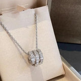 2024 New Design Fashion Silver color Zircon Snake
