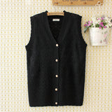 Plus Size Sweater Vest Women Clothing 4xl Loose