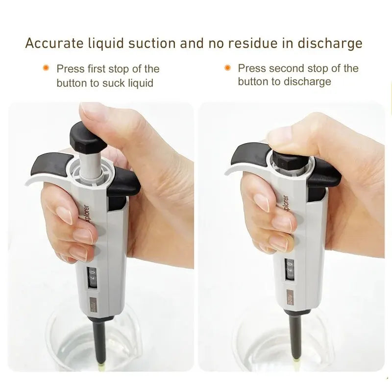 WESTTUNE Laboratory Micro Pipette Gun Lab Single Channel