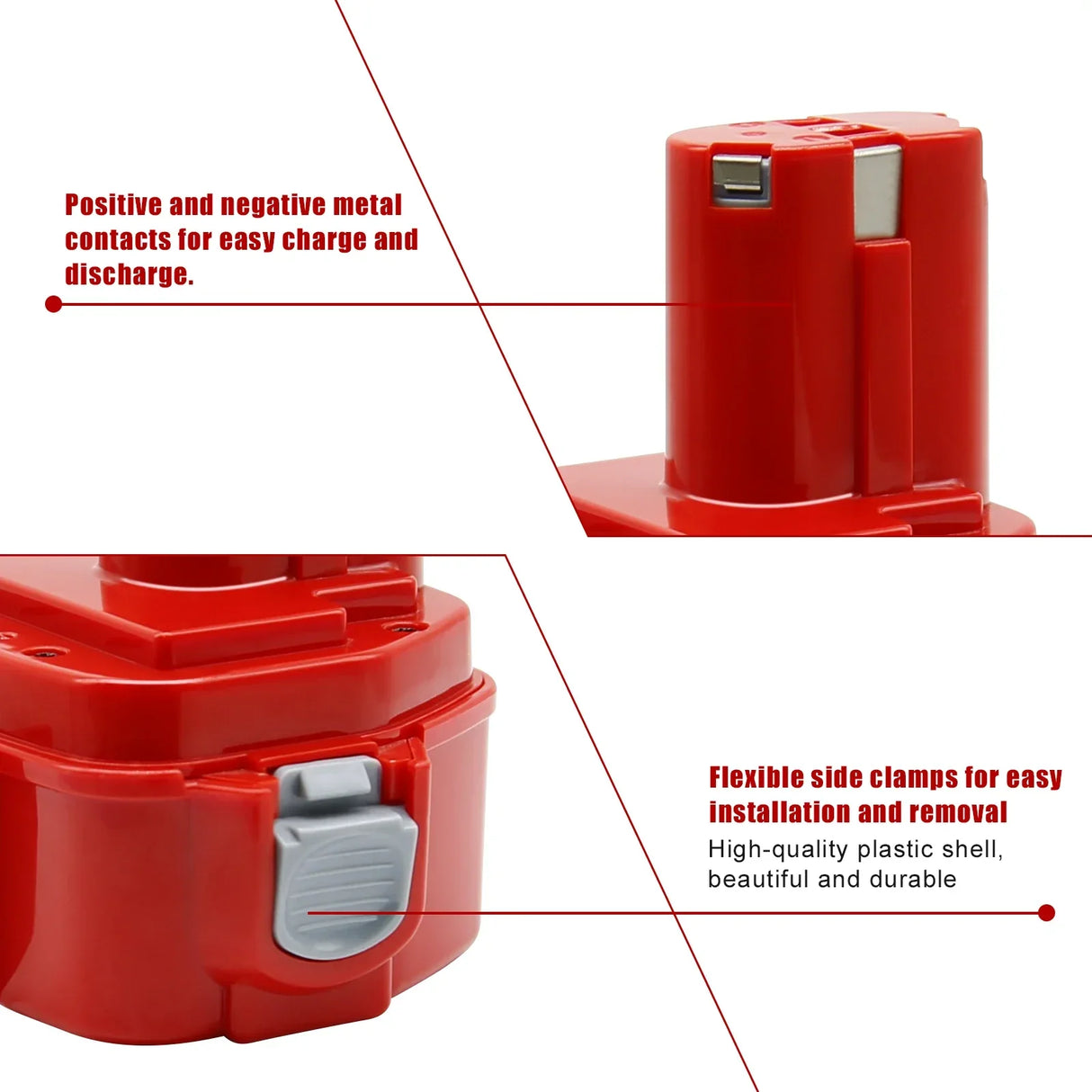 4000mAh Ni-Mh Battery For Makita 1200 1220 1201