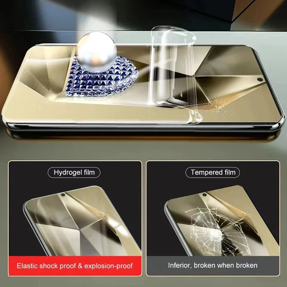 3PCS Full Cover Screen Protector Hydrogel Film for